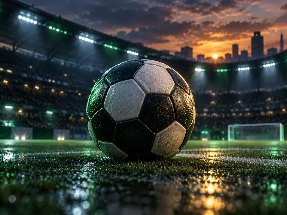 Generic football stadium illustration without odds or logos